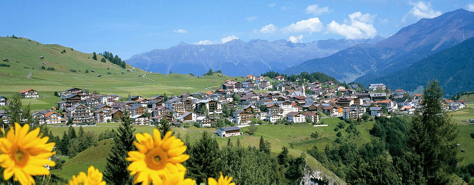 Sommerurlaub in Serfaus Ortsansicht